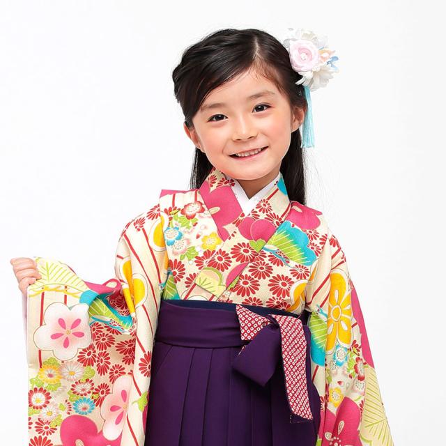 卒園用 小町kids 女児 着物 袴 レンタル 110cm 120cm 貸衣装 往復送料